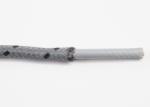 Opletený kabel 1,5 mm, šedý/šedo-černý