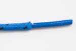 Opletený kabel 1,5 mm, modrý/černý