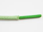 Opletený kabel 1,5 mm, zelený/světle zelený