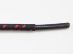 Opletený kabel 2,5 mm, černý/černo-červený