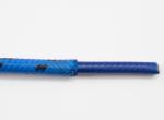 Opletený kabel 2,5 mm, modrý/modro-černý
