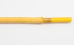 Opletený kabel 2,5 mm, žlutý/žlutý