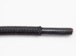 Opletený kabel průměru 6 mm, černý/černý