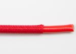 Opletený kabel průměru 6 mm, červený/červený