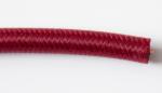Opletený zapalovací kabel (červený kabel - vínový oplet)
