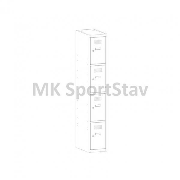 Šatňová skrinka SUS 314 W