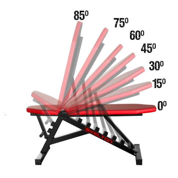Nastaviteľná lavica PL4 Kelton GYM EQUIPMENT