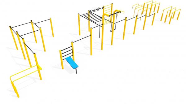 Workoutová zostava FlowParks Line XXL
