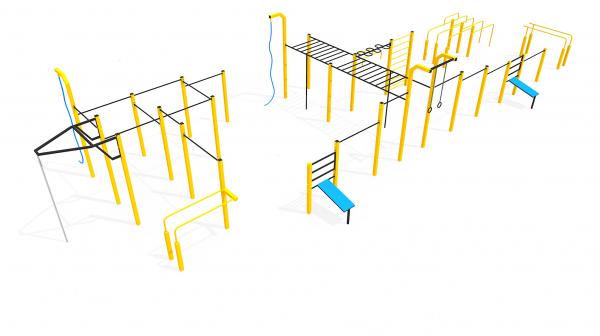 Workoutová zostava FlowParks Line XXXL