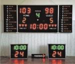 Basketbalová časomiera - svetelná tabuľa - MOSKSPORT B2