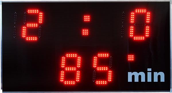 Futbalová časomiera - svetelná tabuľa MOSKSPORT D1