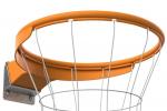 Basketbalová obroučka FLEXMATIC, obousměrný výklop, norma FIBA