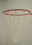 Basketbalová síťka bílá bavlněná, 5 mm