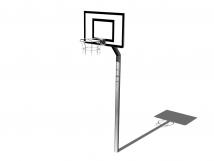 Basketbalový kôš BK-001K-15 - celokovový