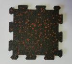 Športový-fitness povrch PUZZLE BIG čierna s rozmerom 1000x1000x8 mm 
