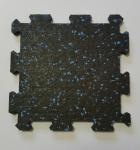 Športový-fitness povrch PUZZLE SMALL čierna s rozmerom 500x500x10 mm  