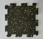 Športový-fitness povrch PUZZLE BIG čierna s rozmerom 1000x1000x8 mm 