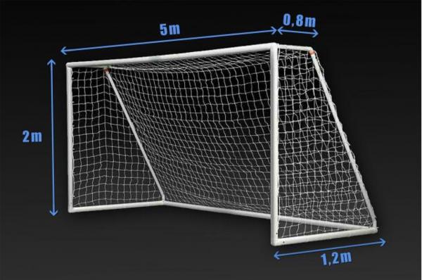 Futbalová sieť JUNIOR 4, bok 0,8 x 1,2 m, PP 4 mm