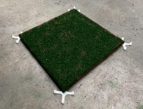 Gumová dlažba SK UNIVERSAL 500x500x23 mm zelená