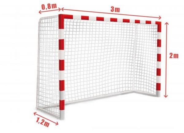 Síť na házenou STANDARD, PP 3mm, bílá