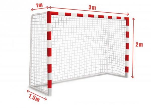 Síť na házenou STANDARD PLUS, PP 3mm, oko 10 mm, bílá