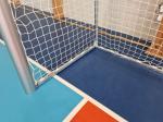Hliníková fotbalová branka o rozměru 5,0 x 2,0 m do montážních pouzder