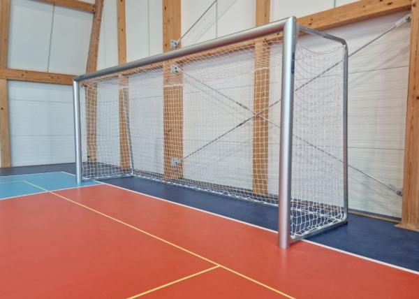 Hliníková fotbalová branka rozměru 5,0 x 2,0 m - přenosná