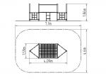 Lanová loď LP-150K-10 - celokovová (v.p. 1 m)