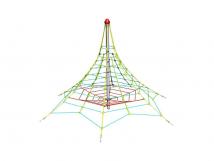 Lanová pyramida PY-635K-10 (v.p. 1 m, s 6-ti napínacími zámky)