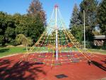 Lanová pyramida PY-850K-15 (v.p. 1,5 m, s 8-mi napínacími zámkami)