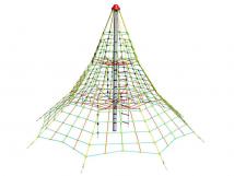 Lanová pyramida PY-855K-15 (v.p. 1,5 m, s 8-mi napínacími zámkami)