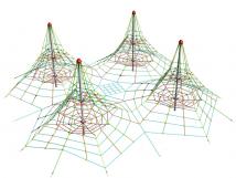 Lanová čtyřpyramida PY-164K-10 (v.p. 1 m)