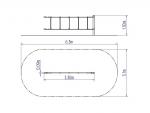 Modul laná na prekračovanie LM-020K-10 - celokovový (v.p. 1 m)
