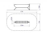 Modul žebřík LM-030K-10 - celokovový (v.p. 1 m)