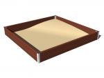 Pieskovisko 2x2 m PI-220K-10 - celokovové