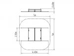 Pieskovisko s posuvným krytom 2x2 m PK-220D-10