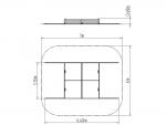 Pieskovisko s posuvným krytom 3x3 m PK-330K-10 - celokovové