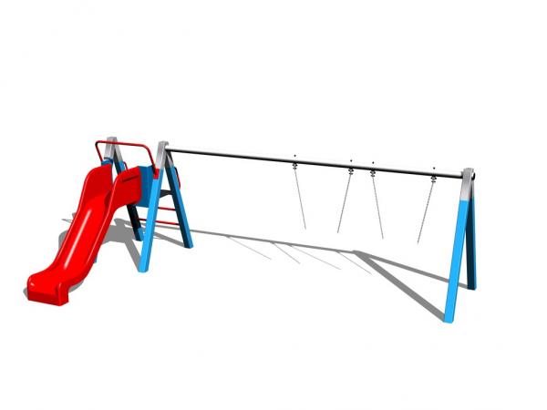 Řetězová dvouhoupačka  RH-201K-15 - celokovová (v.p. 1,5 m)