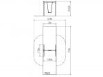 Řetězová houpačka RH-101D-15 (v.p. 1,5 m)