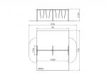 Reťazová štvorhojdačka RH-410K-15 (v.p. 1,5 m)