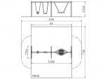 Řetězová trojhoupačka  RH-303K-15 - celokovová (v.p. 1,5 m)