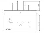 Trojhrazda HR-301D-15 (v.p. 1,5 m)